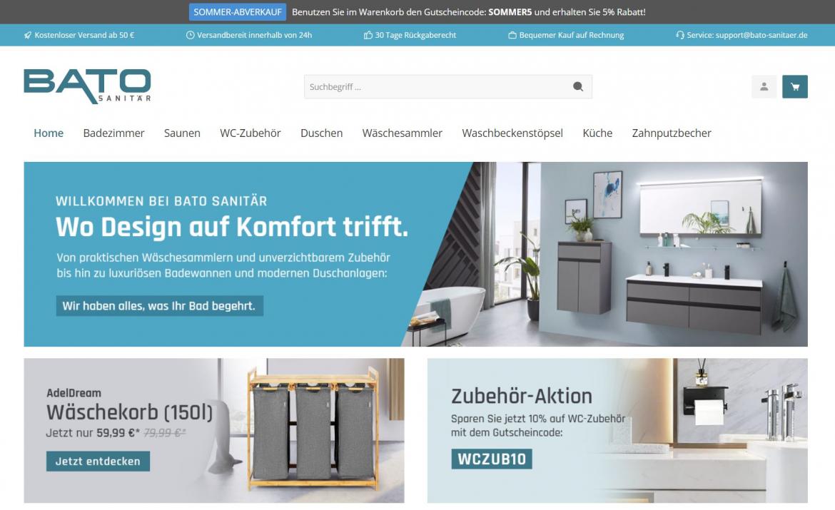 Fake-Shop: bato-sanitaer.de (2023)