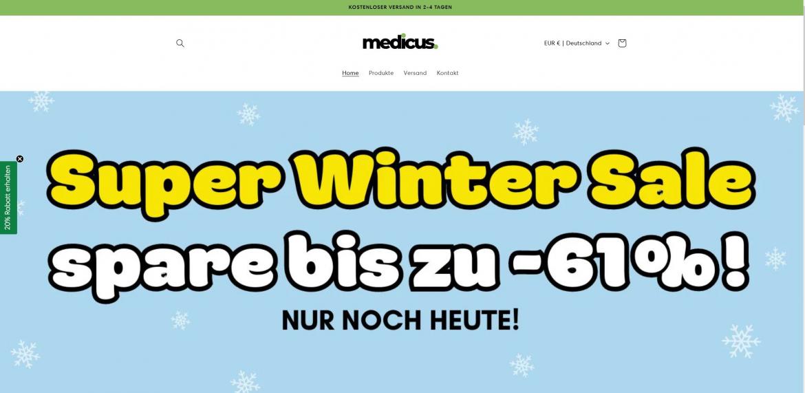 Fake-Shop: mediicus.com (2024)